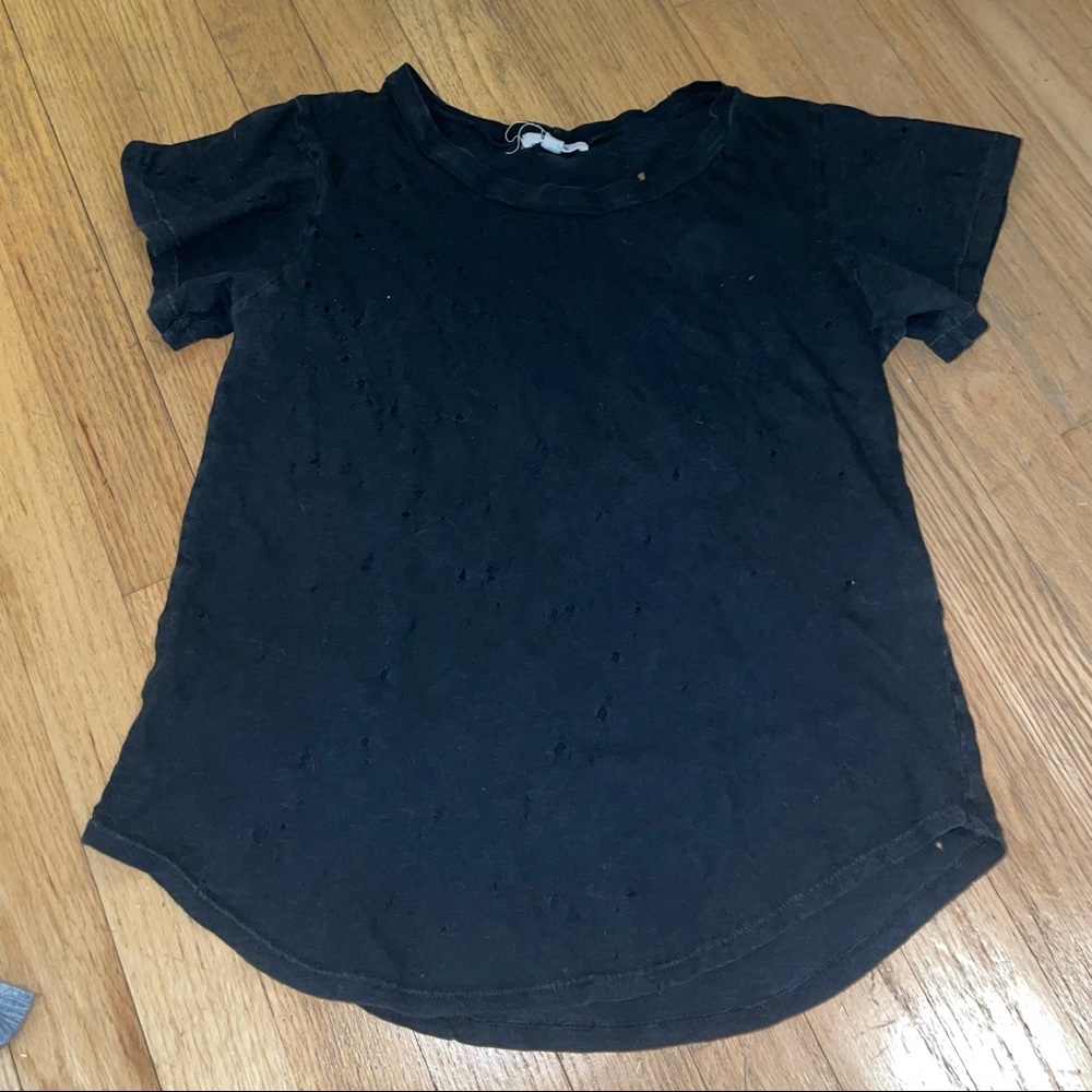 LNA t shirt with holes